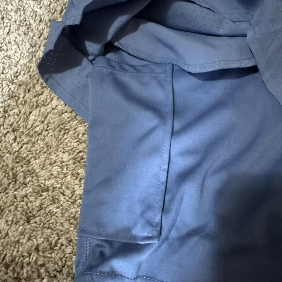 FLX Shorts Mens 2XL Blue Lined Running Training Zip Pocket Performance Athletic - Picture 2 of 12